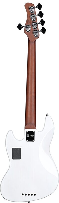 Sire Marcus Miller V8 Electric Bass, 5-String (with Gig Bag), White Blonde, Full Straight Back