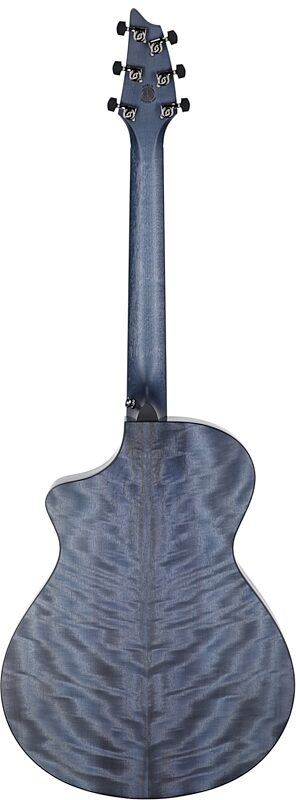 Breedlove Oregon Concert Stormy Night CE Thinline Acoustic-Electric Guitar (with Case), Stormy Night, Full Straight Back