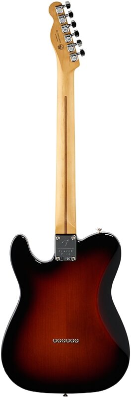 Fender Player Plus Telecaster Electric Guitar, Maple Fingerboard (with Gig Bag), 3-Color Sunburst, Full Straight Back