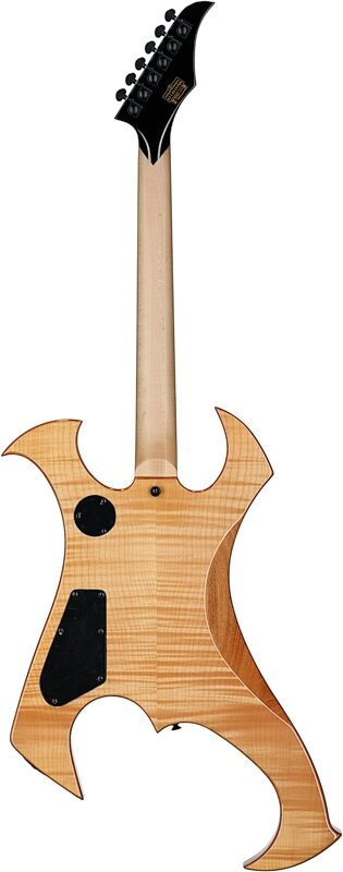 Wylde Audio Berzerker Raw Top Electric Guitar, Corridors, Full Straight Back