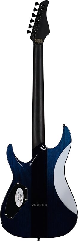 Schecter Reaper 6 Elite Electric Guitar, Deep Ocean Blue, Scratch and Dent, Full Straight Back