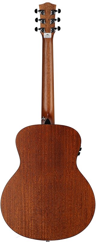 Kepma K3 Series M3-130 Mini Acoustic-Electric Guitar, Black, Full Straight Back