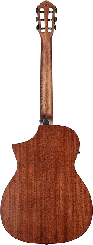 Michael Kelly Forte Port Nylon Classical Acoustic-Electric Guitar, Natural, Full Straight Back