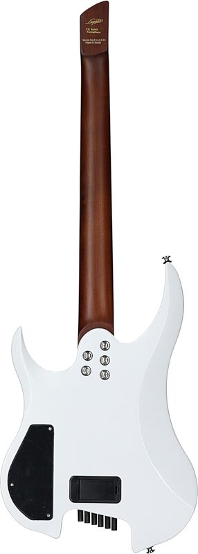 Legator Ghost 6 OD Multi-Scale Guitar, Arctic Burst, Full Straight Back