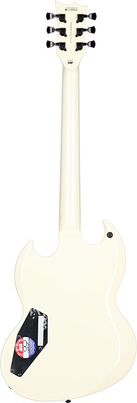ESP LTD Viper 256 Electric Guitar, Olympic White, Full Straight Back