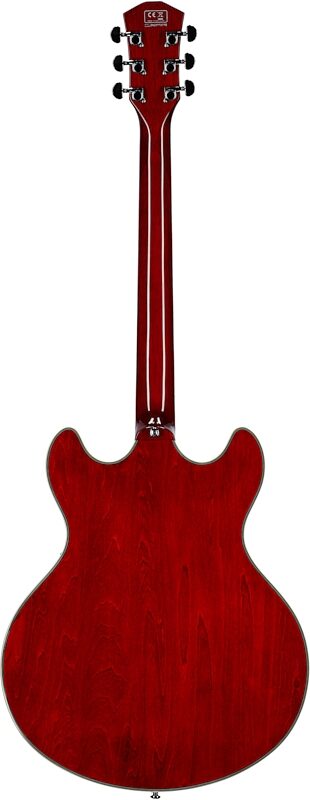 Sire Larry Carlton H7 Semi-Hollowbody Electric Guitar, ST Red, Full Straight Back