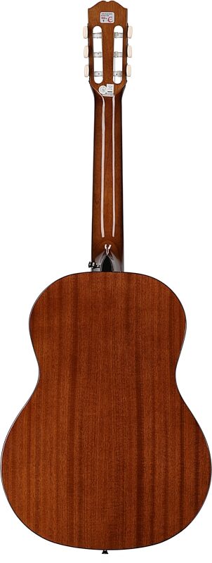 Epiphone E-1 PRO-1 Classic Nylon-String Classical Acoustic Guitar, Antique Natural, Full Straight Back