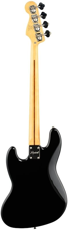 Squier Classic Vibe '70s Jazz Electric Bass, with Maple Fingerboard, Black, Full Straight Back