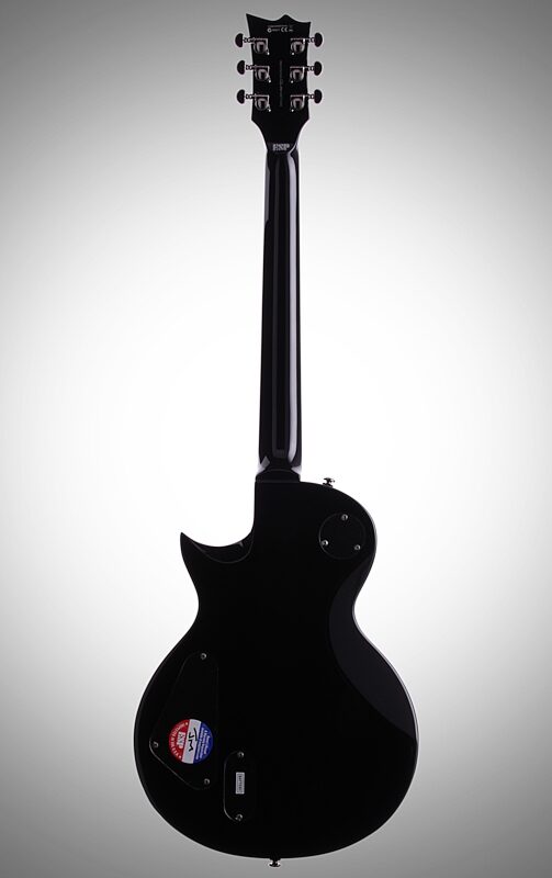 ESP LTD EC-401 Electric Guitar, Black, Full Straight Back