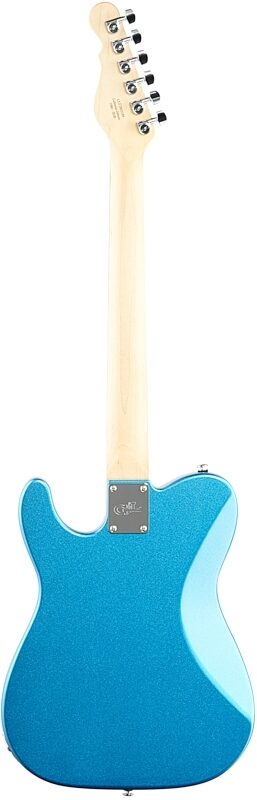 G&L Fullerton Deluxe ASAT Special Electric Guitar (with Gig Bag), Lake Placid Blue, Full Straight Back