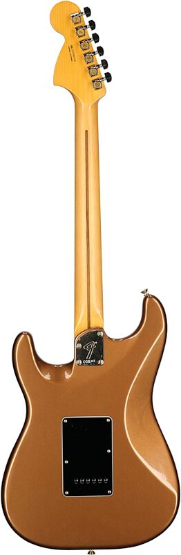 Fender Bruno Mars Stratocaster Electric Guitar, with Maple Fingerboard (with Case), Mars Mocha Gold, Full Straight Back