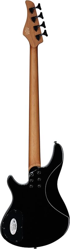 Schecter C-4 Standard Electric Bass, Tobacco Burl, Full Straight Back