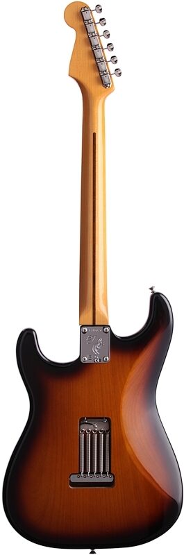 Fender Eric Johnson Stratocaster Electric Guitar (Maple with Case), 2-Color Sunburst, Full Straight Back
