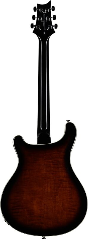 PRS Paul Reed Smith SE Hollowbody II Electric Guitar (with Case), Black Gold Sunburst, Full Straight Back