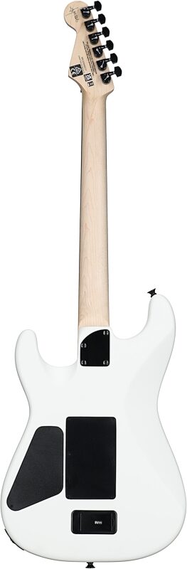 Charvel Jim Root Pro-Mod SD1 HH FR M Electric Guitar (with Gig Bag), Satin White, USED, Blemished, Full Straight Back