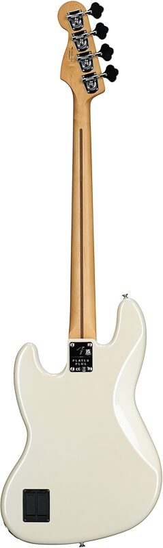 Fender Player Plus Jazz Electric Bass, Maple Fingerboard (with Gig Bag), Olympic Pearl, Full Straight Back