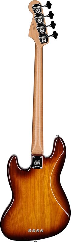 Fender Limited Edition Suona Jazz Thinline Electric Bass (with Case), Violin Burst, Full Straight Back