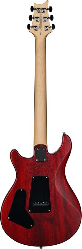 PRS Paul Reed Smith SE CE24 Standard Electric Guitar (with Gig Bag), Satin Vintage Cherry, Full Straight Back