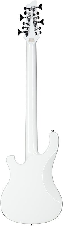 Schecter Stargazer 12 Electric Bass, 12-String, Gloss White, Full Straight Back