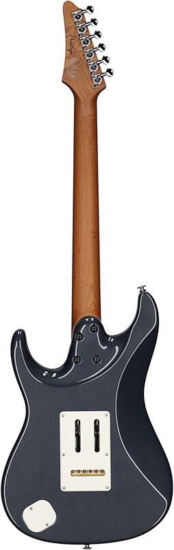 Ibanez Prestige AZ2204NW Electric Guitar (with Case), Gray Metallic, Full Straight Back