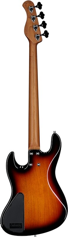 Sadowsky MetroExpress 21-Fret Vintage J/J Electric Bass, Maple Fingerboard, Sunburst, Full Straight Back