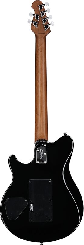 Sterling by Music Man Axis AX50QM Electric Guitar, Yucatan Blue, Full Straight Back