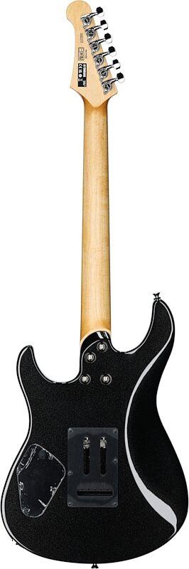 Yamaha Pacifica Professional PACP12M Electric Guitar, Maple Fretboard (with Case), Black Metallic, Full Straight Back