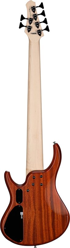 MTD Kingston Z6MP Electric Bass, 6-String (with Maple Fingerboard), Satin Amber, Full Straight Back