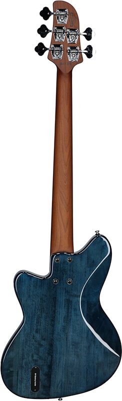Ibanez TMB405 Talman Electric Bass, Cosmic Blue Starburst, Full Straight Back