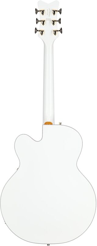 Gretsch G6136TG Players Edition Falcon Electric Guitar (with Case), Falcon White, Full Straight Back