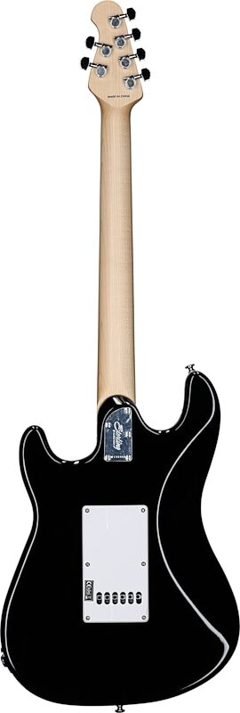 Sterling Intro Series Cutlass HSS Electric Guitar, Black, Full Straight Back