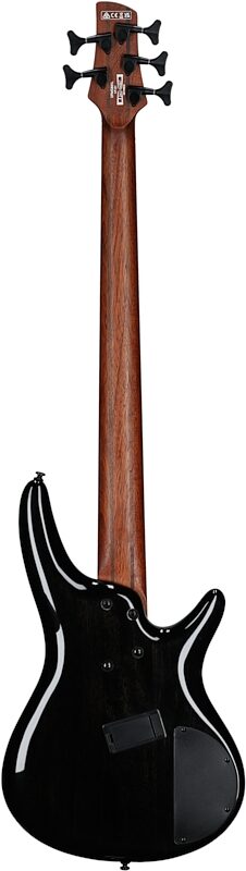 Ibanez SRMS805L Multi-scale Electric Bass, 5-String (Left-Handed), Deep Twilight, Full Straight Back