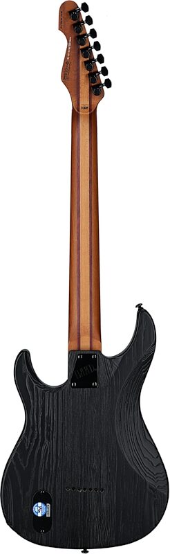ESP LTD SN-1007 Baritone Electric Guitar, Fireblast, Full Straight Back