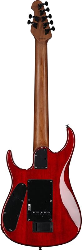 Sterling John Petrucci JP157D SM Electric Guitar (with Gig Bag), Blood Orange, Full Straight Back