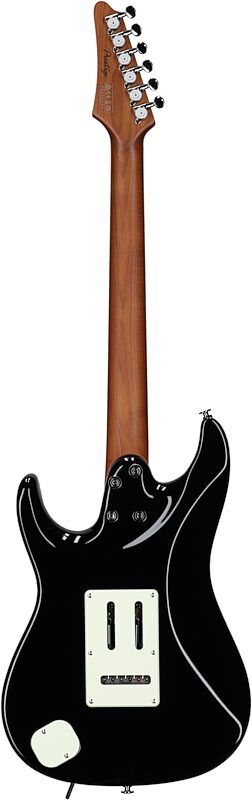 Ibanez AZ2203N Prestige Electric Guitar (with Case), Black, Full Straight Back