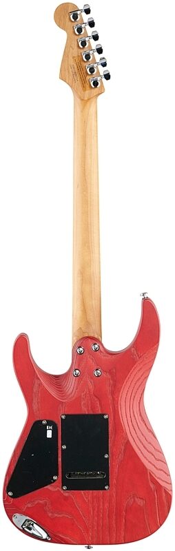 Charvel Pro-Mod DK24 HSS 2PT CM Ash Electric Guitar, Red Ash, Full Straight Back