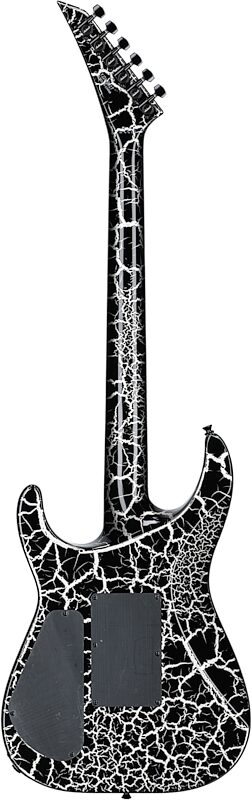 Jackson X Series Soloist SLX DX Crackle Electric Guitar, Silver Mercury Crackle, Full Straight Back