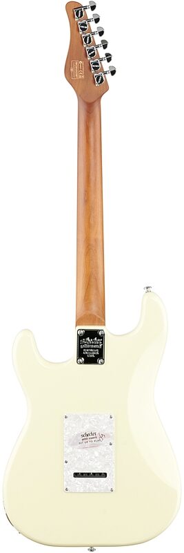 Schecter Jack Fowler Traditional Electric Guitar, Ivory White, Warehouse Resealed, Full Straight Back