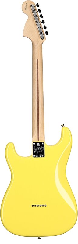 Fender Limited Edition Tom DeLonge Stratocaster (with Gig Bag), Graffiti Yellow, USED, Blemished, Full Straight Back