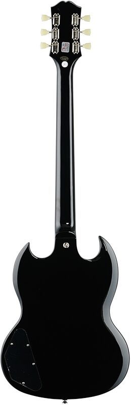 Epiphone SG Standard Electric Guitar, Ebony, Full Straight Back