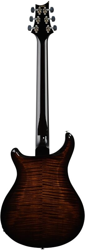 PRS Paul Reed Smith McCarty 594 Hollowbody II 10-Top Electric Guitar (with Case), Black Gold Burst, Full Straight Back