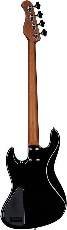 Sadowsky MetroExpress 21-Fret Vintage J/J Electric Bass, Maple Fingerboard, Black, Full Straight Back