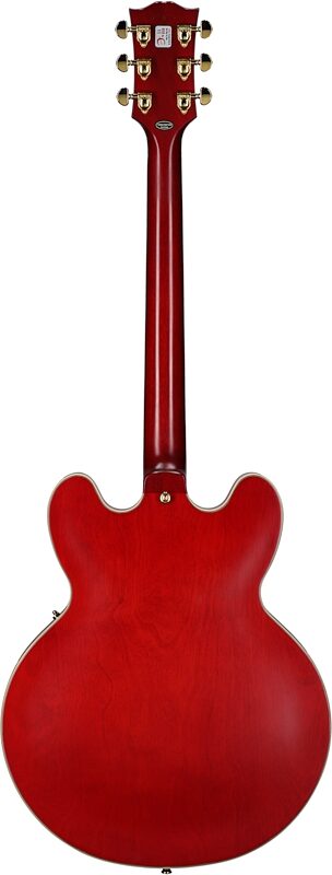 Epiphone 1959 ES-355 Semi-Hollow Electric Guitar (with Case), Cherry Red, Blemished, Full Straight Back