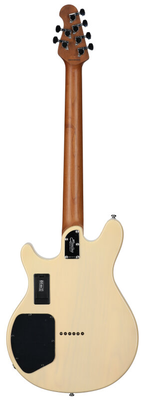 Sterling by Music Man James Valentine JV60 Electric Guitar, Trans Buttermilk, Full Straight Back