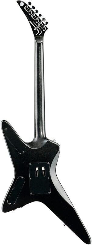 Kramer Tracii Guns Gunstar Voyager Electric Guitar (with Gig Bag), Black Metal, Custom Graphics, Full Straight Back