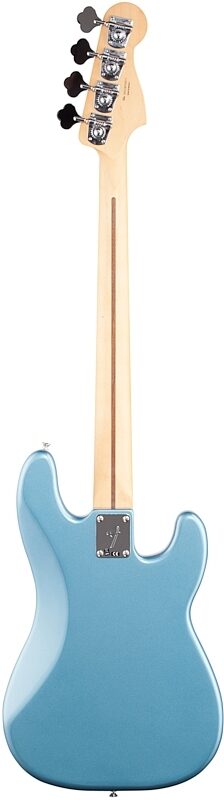 Fender Player Precision Electric Bass, Left-Handed (Maple Fingerboard), Tidepool, Full Straight Back