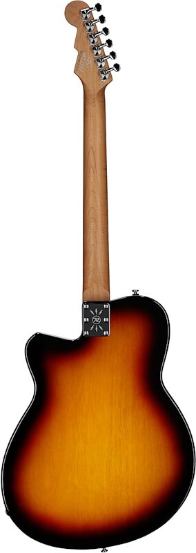 Reverend Club King 290 Electric Guitar, 3-Tone Sunburst, Full Straight Back