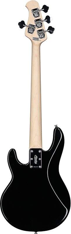 Sterling by Music Man RaySS4 StingRay Short Scale Electric Bass, Black, Full Straight Back