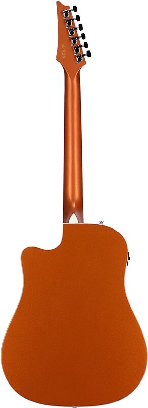 Ibanez ALT30 Altstar Acoustic-Electric Guitar, Dark Orange Metallic, Full Straight Back