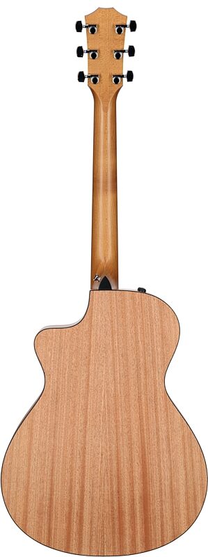 Taylor 112ce Grand Concert Acoustic-Electric Guitar, Natural, Structured Gig Bag, Full Straight Back